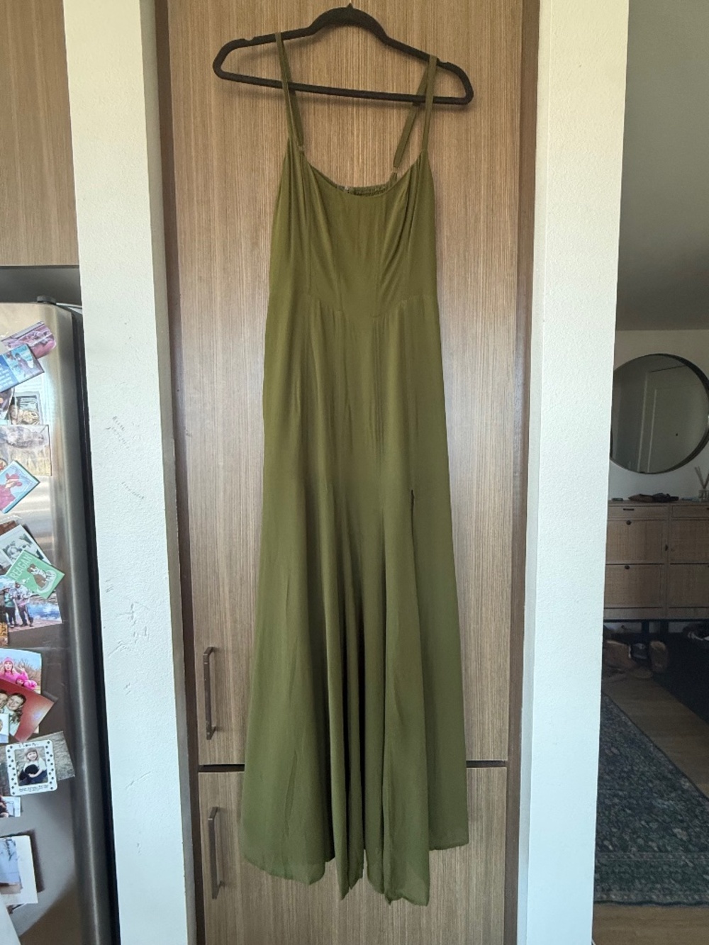 Reformation Eridania Dress Green - Size 6
